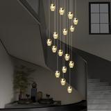 Twinkle Double Height Modern Smart LED Chandelier