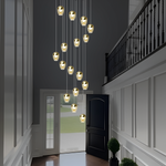 Twinkle Double Height Modern Smart LED Chandelier