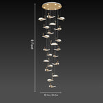 Darlington Double Height Smart Modern LED Chandelier