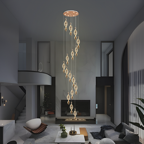 Nelson Double Height Modern Smart LED Chandelier