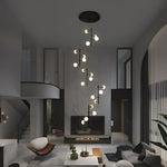 Priscila Double Height Modern LED Chandelier