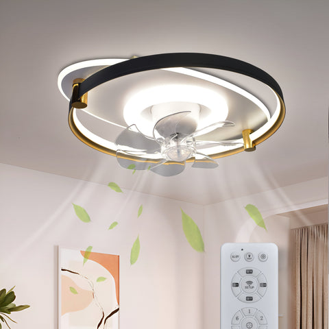 Aria LED Smart Voice Assist Fan Chandelier