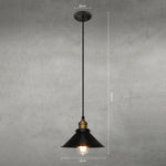 Black Retro Pendant lamp