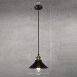 Black Retro Pendant lamp