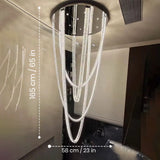 Serena Double Height Smart Modern LED Chandelier