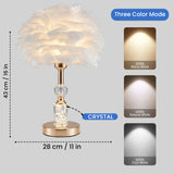 Silken Feather LED Table Lamp