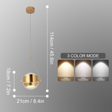 Aylin Crystal Glass Pendant Lamp