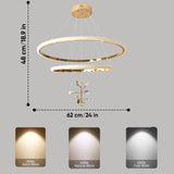 Crewt Modern LED Chandelier