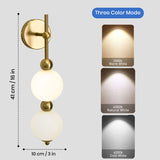 Rikora Modern Dual Globe LED Wall Lamp