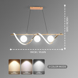 Brillia Gold Modern LED Linear Chandelier