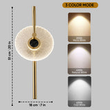 Cirel Flower Shape Crystal Wall Lamp