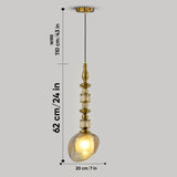 Spire Gold LED Pendant Lamp
