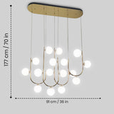 Terra Smart Voice LED Chandelier