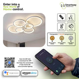Arica LED Smart Voice Assist Chandelier
