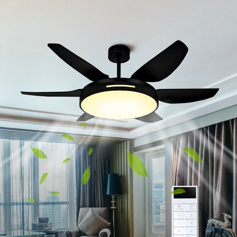 Palencia LED Smart Voice Assist Fan Chandelier