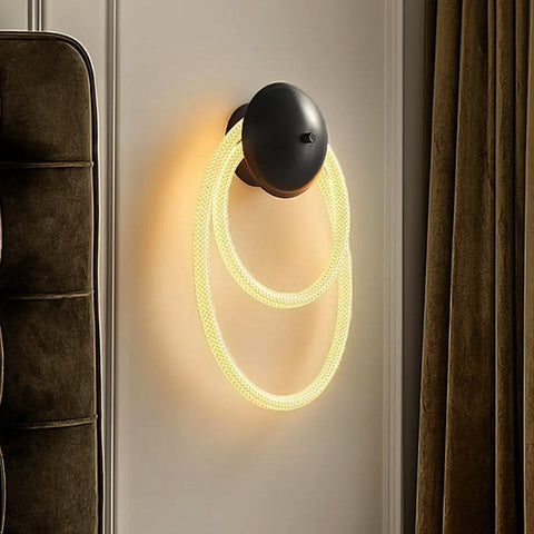 40 Watt Weeny Modern Braided LED DesignIndoor Wall Lamp