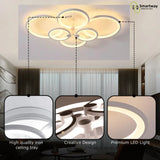 Arica LED Smart Voice Assist Chandelier