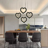 Four Heart Crystal  Voice Assist Chandelier - Smartway Lighting