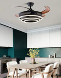 Cross LED Smart Fan Chandelier - Smartway Lighting