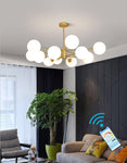 Splendor Gold LED Smart Voice Assist Chandelier - Smartway Lighting