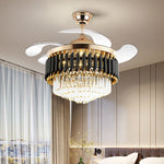 Magnus Crystal LED Smart Fan Chandelier - Smartway Lighting