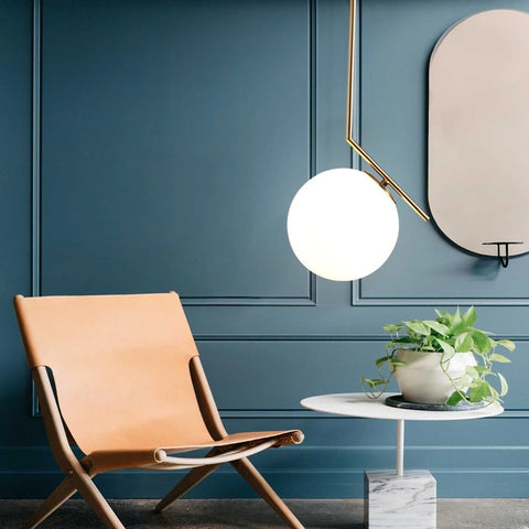 L Shape Glass ball Pendant - Smartway Lighting
