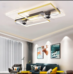 Messi LED Smart Voice Assist Fan Chandelier - Smartway Lighting