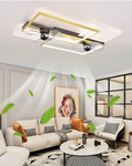 Messi LED Smart Voice Assist Fan Chandelier - Smartway Lighting