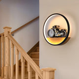 Bike Clock Wall Scone - Smartway Lighting