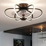 Easton  LED Smart Fan Chandelier - Smartway Lighting