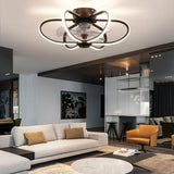 Easton  LED Smart Fan Chandelier - Smartway Lighting