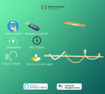 Wish Gold LED Smart Voice Assist Chandelier - Smartway Lighting 